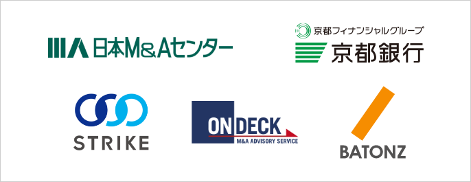 日本M&Aセンター 京都銀行 STRIKE ONDECK BATONZ