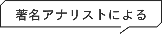 著名アナリストによる
