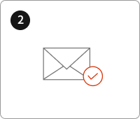 ワンタイムパスワードが届く