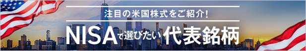 NISAで選びたい代表銘柄