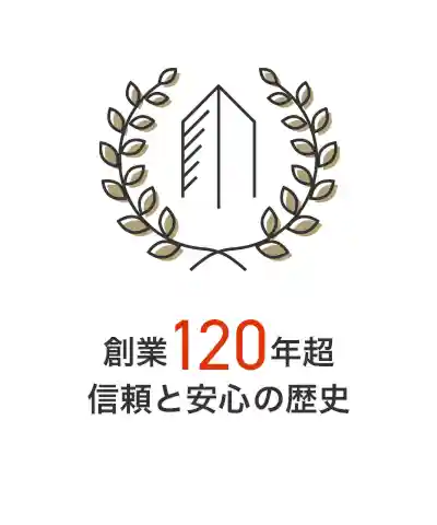 創業120年超 信頼と安心の歴史