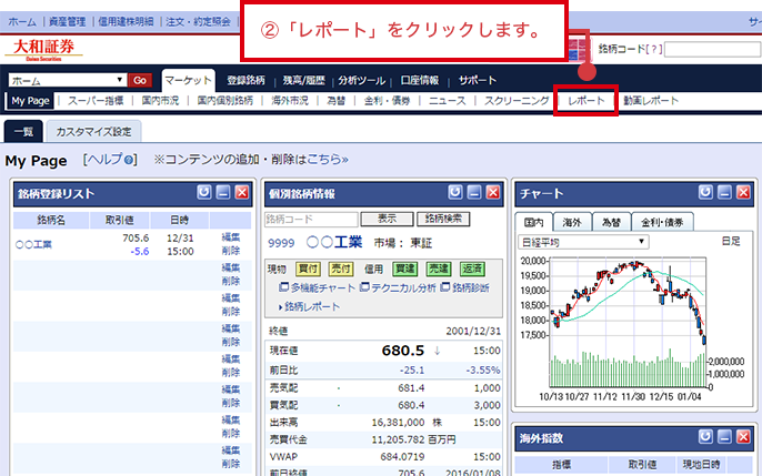 オンライン ログイン 証券 大和 オンライントレード